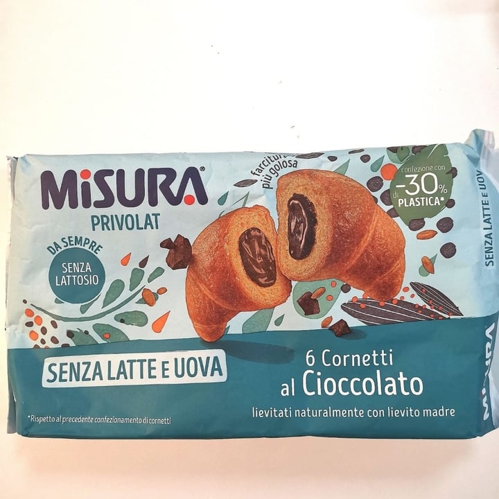 photo of Misura Cornetti al cioccolato Privolat shared by @federicacarbone on  13 Apr 2022 - review