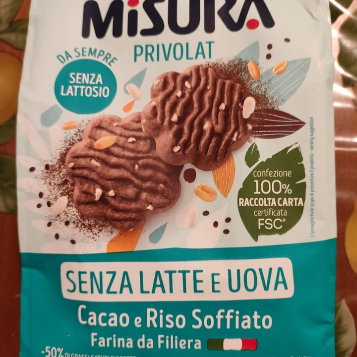 photo of Misura Biscotti con cacao e riso soffiato - Privolat shared by @valesguotti on  20 Oct 2022 - review