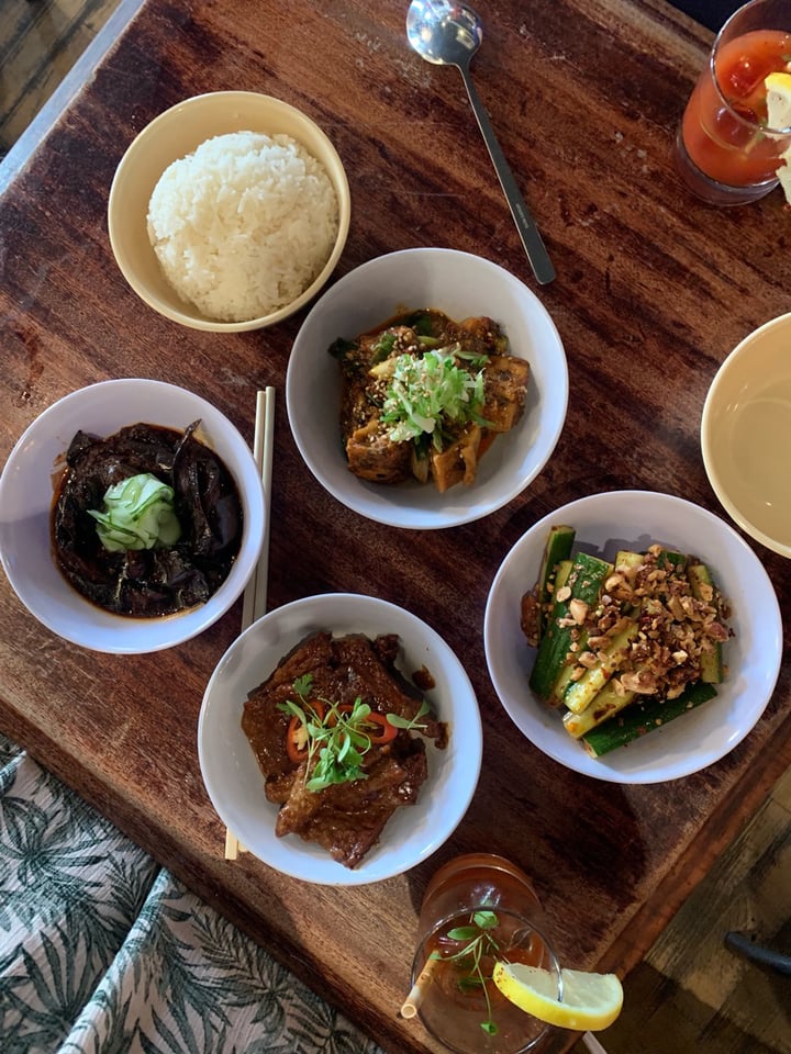 photo of The Hug and Pint Sweet Soy and Coconut Tempeh- Sichuan Pepper Tofu- Black Pepper Aubergine shared by @lisajay on  07 Jul 2019 - review