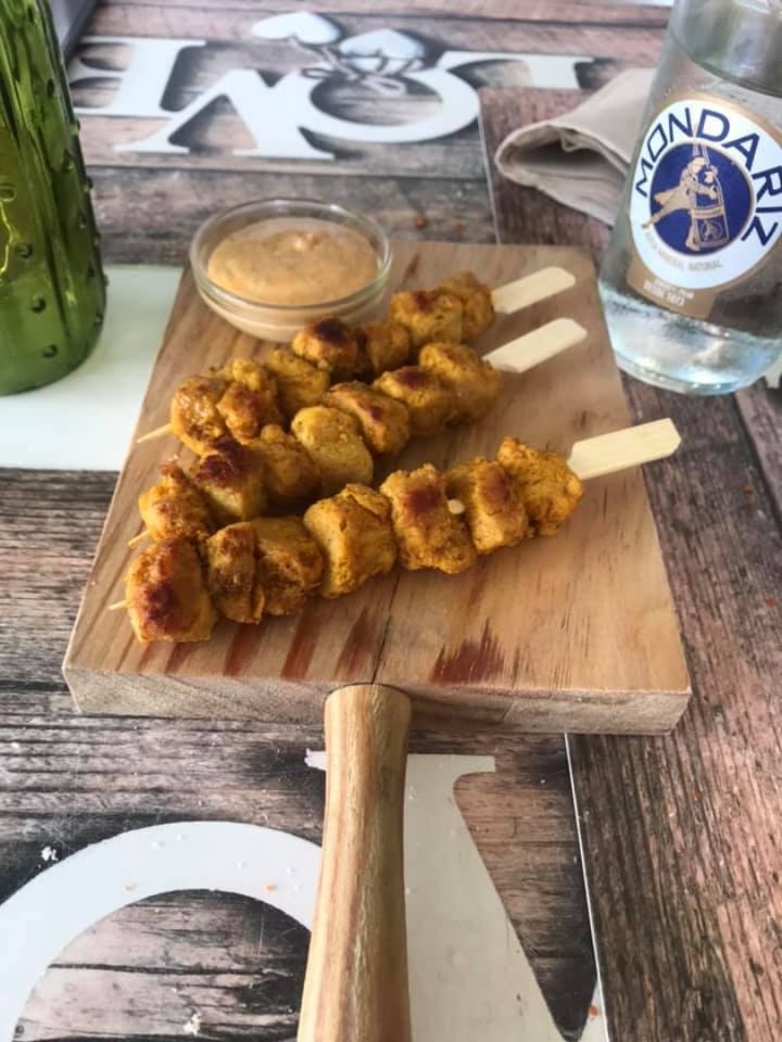 photo of my lola vegan food Pinchos morunos shared by @mimivi on  27 Aug 2019 - review