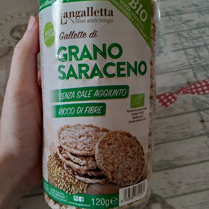 photo of Langalletta Gallette di grano saraceno shared by @arkjuliet1 on  29 Mar 2022 - review