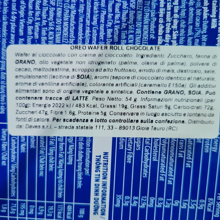 review photo of Mondelēz International Oreo Wafer Roll Creamy Munchy shared by @nonrebecca on 04 Jun 2022 - review