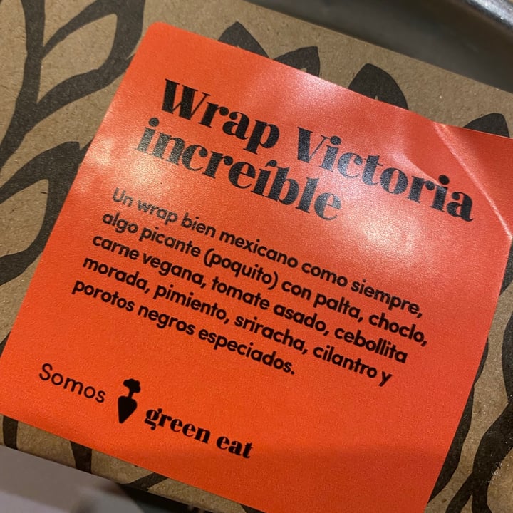 photo of Green Eat Wrap Victoria increíble shared by @camm on  02 Sep 2021 - review