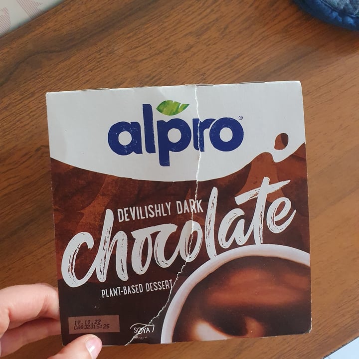 photo of Alpro Devilishly Dark Chocolate Plant-based Dessert shared by @elisasav on  22 Mar 2022 - review