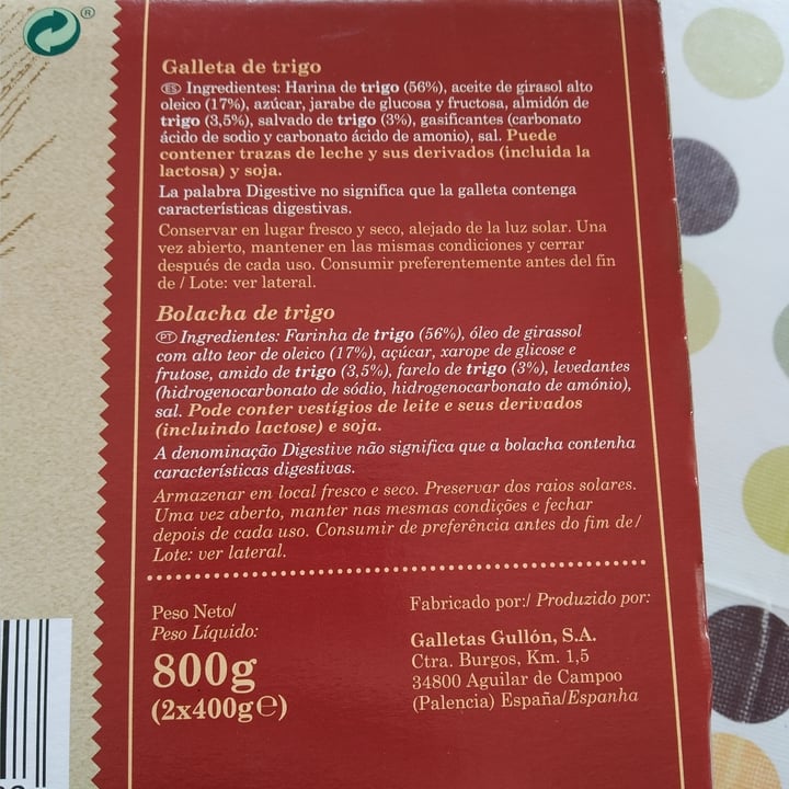 photo of Aurada Galletas avena digestive shared by @veganopedro on  27 Apr 2021 - review