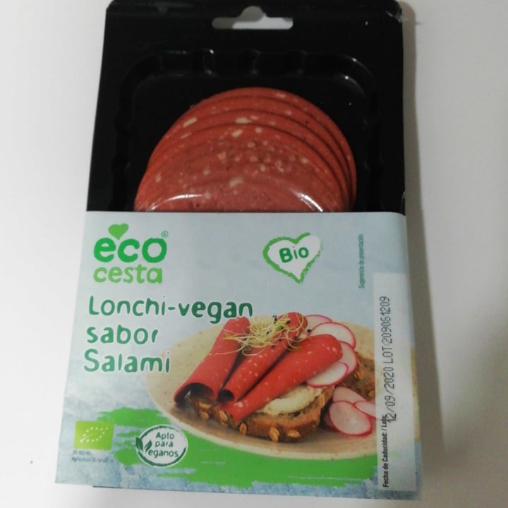 photo of Ecocesta Lonchas sabor salami shared by @brunojuarez on  01 May 2020 - review