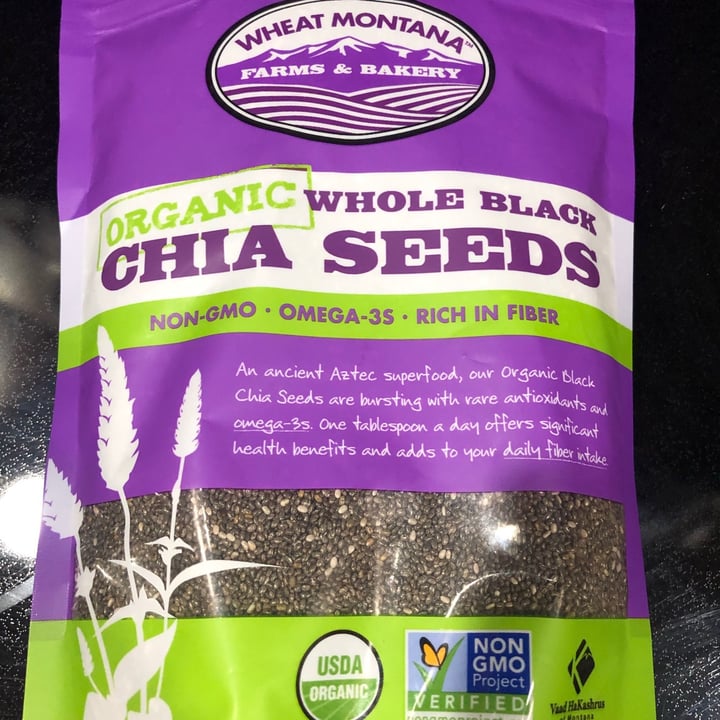 photo of Wheat Montana Organic Whole Black Chia Seeds shared by @germanvegan on  27 Apr 2020 - review