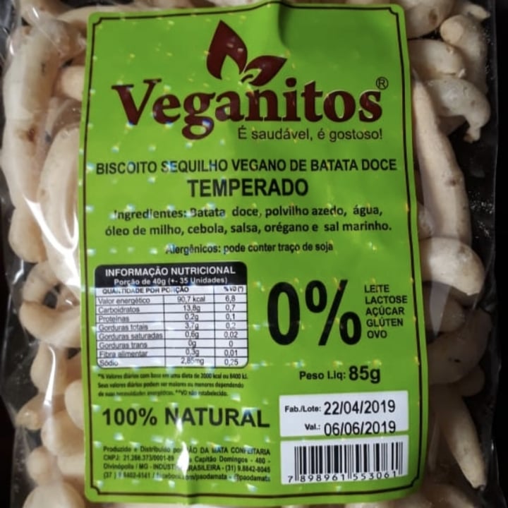 photo of Veganitos Biscoito de Polvilho shared by @flanovakabillion on  16 Mar 2022 - review