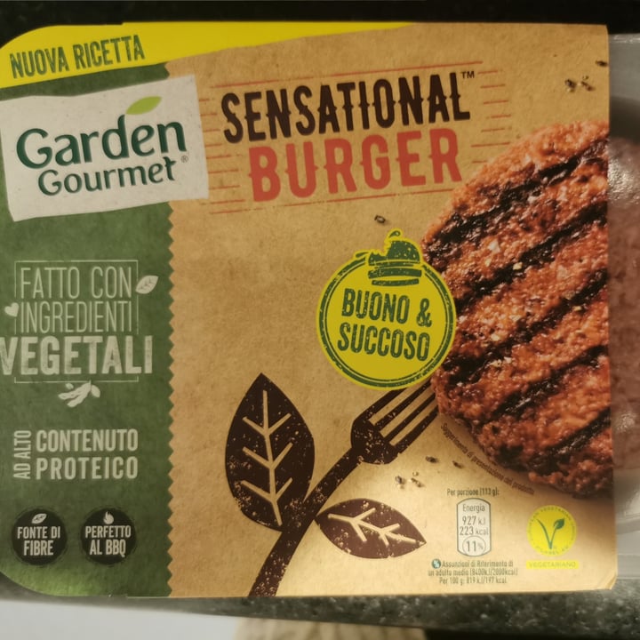 photo of Garden Gourmet Sensational Burger shared by @francescabr91 on  01 Dec 2021 - review