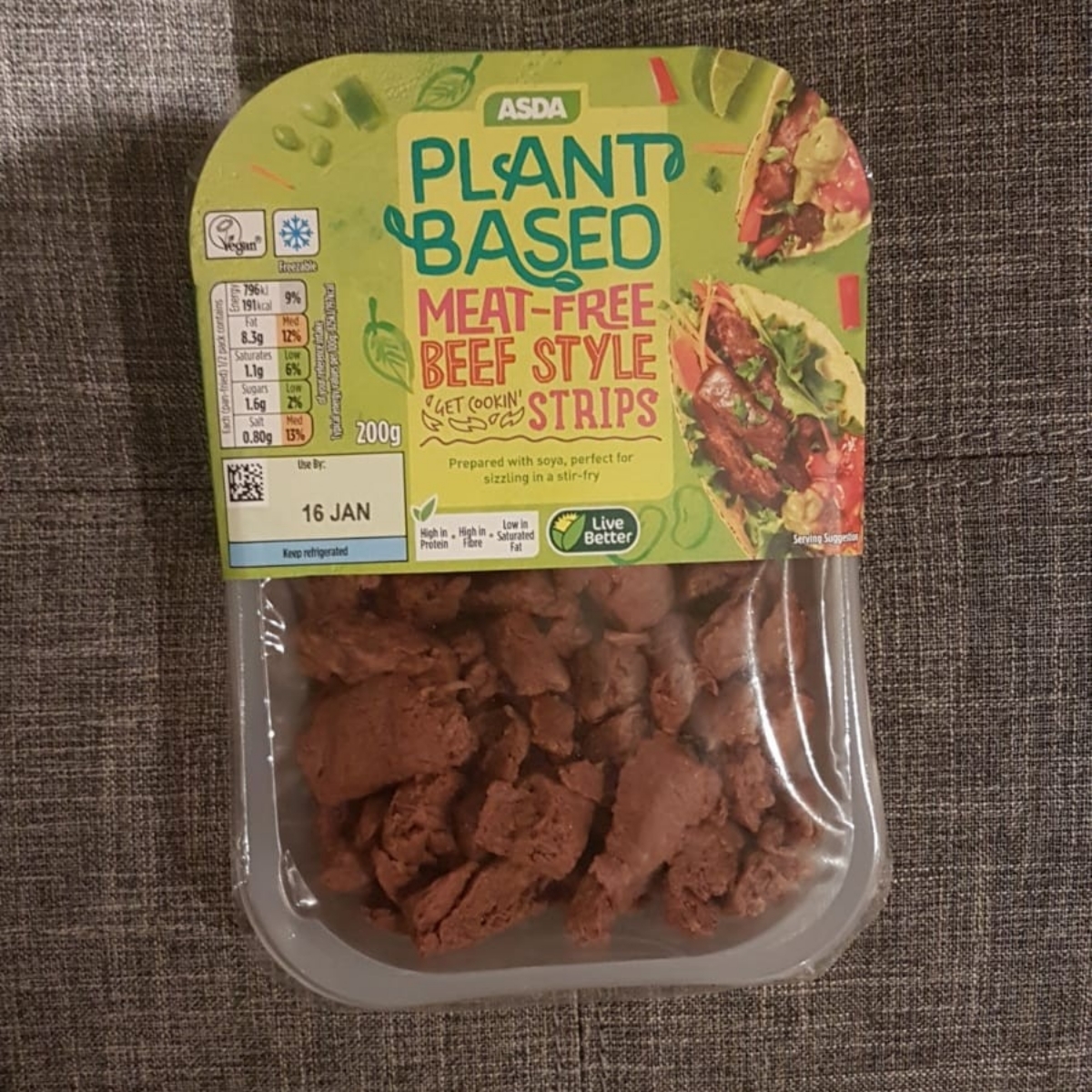 ASDA Plant Based Meat Free Beef Strips Reviews abillion