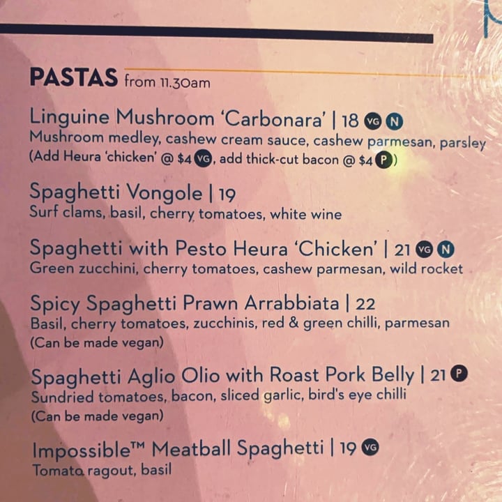review photo of Privé Asian Civilisations Museum Spaghetti with Pesto Heura ‘Chicken’ shared by @lasithalokuge on 16 Feb 2020 - review