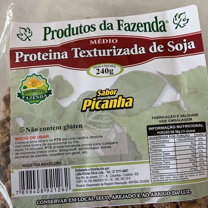 photo of Vila alimentos proteina texturizada de soja shared by @silvaniamalini on  13 Sep 2022 - review