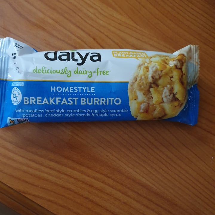 photo of Daiya Homestyle Breakfast Burrito shared by @anistavrou on  16 Aug 2020 - review