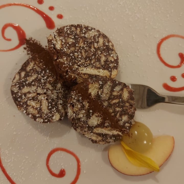 review photo of Samsara e Volta Rossa Salame Di Cioccolato Vegano shared by @silli on 20 Oct 2022 - review