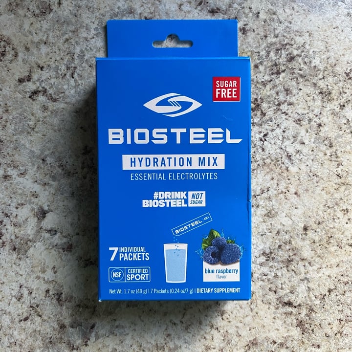 photo of Biosteel Hydration Mix - Blue Raspberry shared by @brittanymiller on  02 Nov 2022 - review