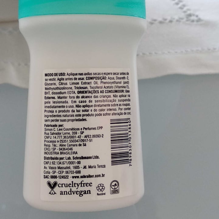 review photo of Orgânico Natural Desodorante Roll-on sem Perfume shared by @hhmiranda on 22 Apr 2022 - review