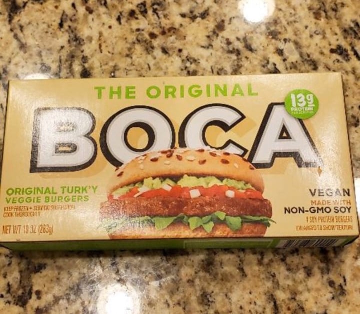 photo of BOCA Original Turk’y Veggie Burgers shared by @meeganthevegan on  23 Nov 2019 - review