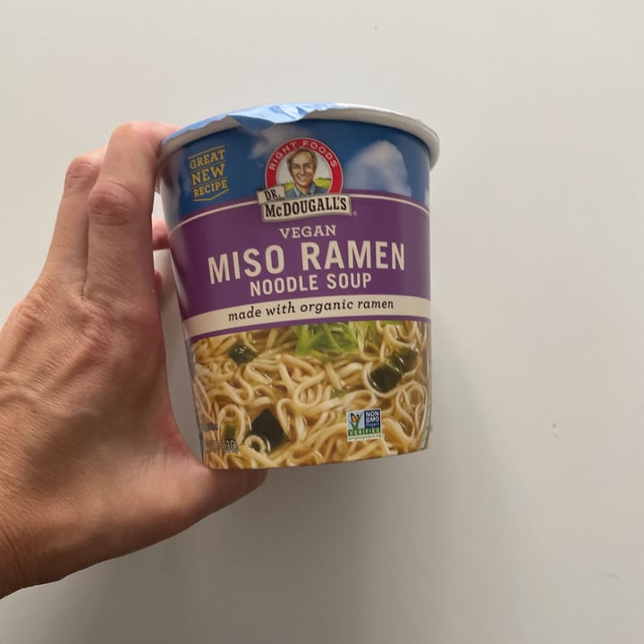 review photo of Dr McDougall's Right Foods Vegan Miso Ramen Noodle Soup shared by @ashrh03 on 24 Aug 2021 - review