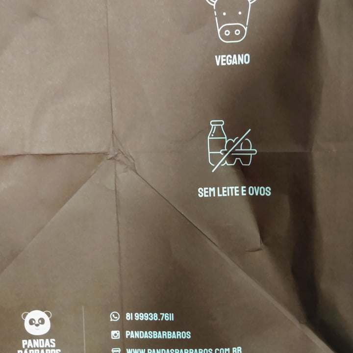 photo of Pandas Bárbaros vegan cake Chocolatudo shared by @edoliver on  11 May 2022 - review