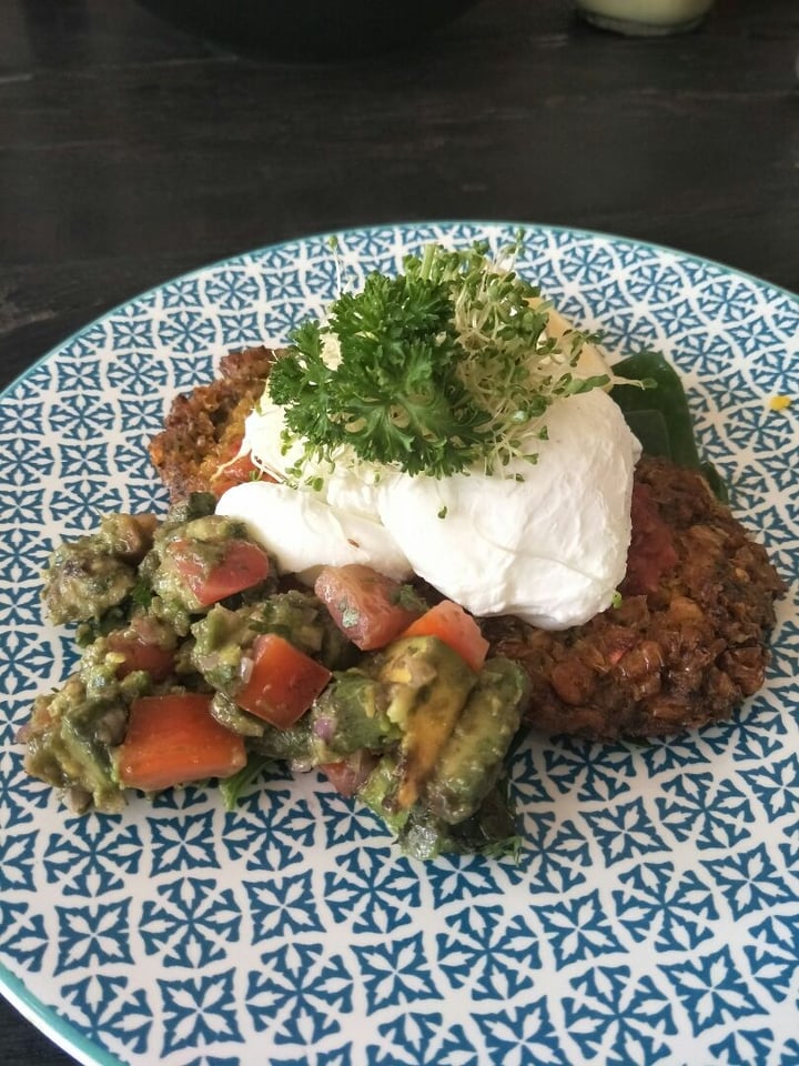 photo of Cafe Organic Corn fritters shared by @lou on  13 Oct 2018 - review