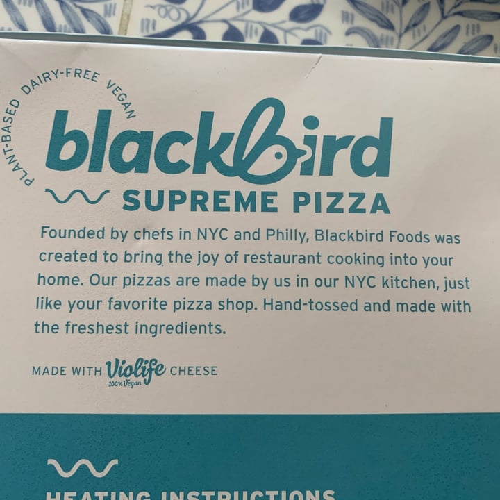 photo of Blackbird Foods Supreme Pizza shared by @louisg on  28 Jun 2022 - review