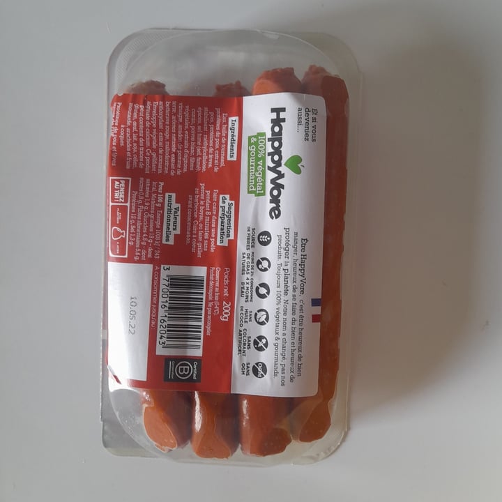 photo of Happyvore 4 Merguez végétales et piquantes shared by @alice50 on  23 Apr 2022 - review