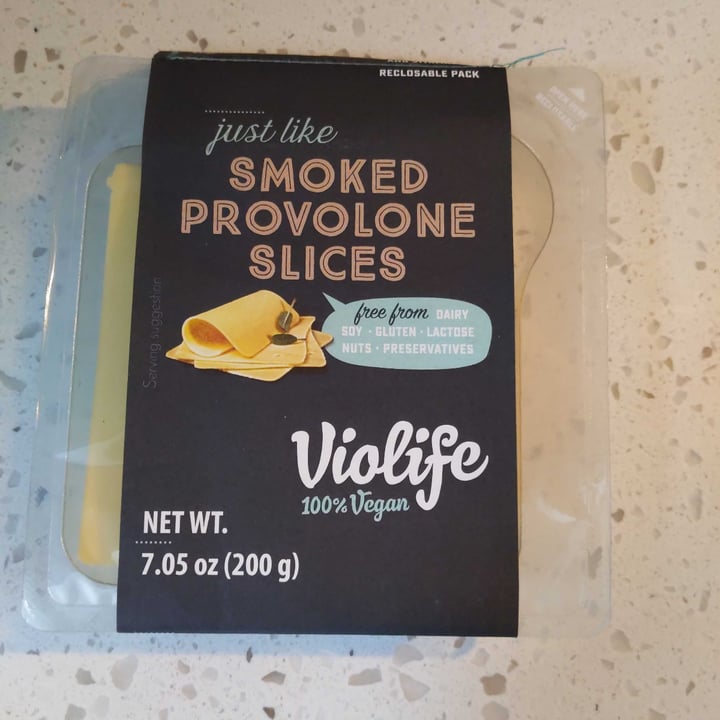 photo of Violife Smoked Provolone Slices shared by @andrepo on  31 Dec 2020 - review