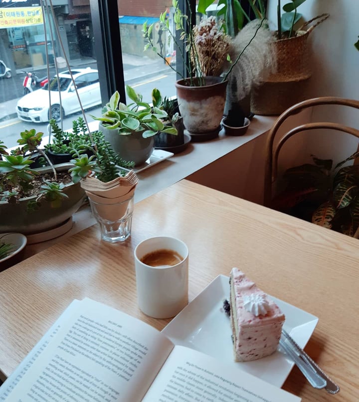 photo of Plant Café & Kitchen Berry vanilla cake shared by @thescientificchef on  12 Jun 2018 - review