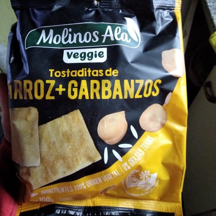 photo of Molinos Ala Tostaditas de Arroz y Garbanzos shared by @veganinrecovery on  14 Apr 2022 - review