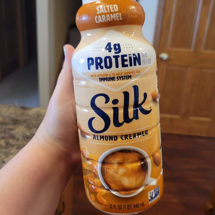 photo of Silk Salted Caramel Creamer w/4g Protein shared by @veganwildflower on  02 Apr 2022 - review