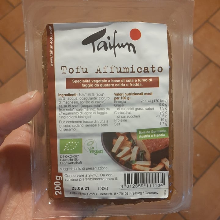 photo of Taifun Smoked Tofu With Almonds And Sesame Seeds shared by @marialetizia on  01 Aug 2021 - review