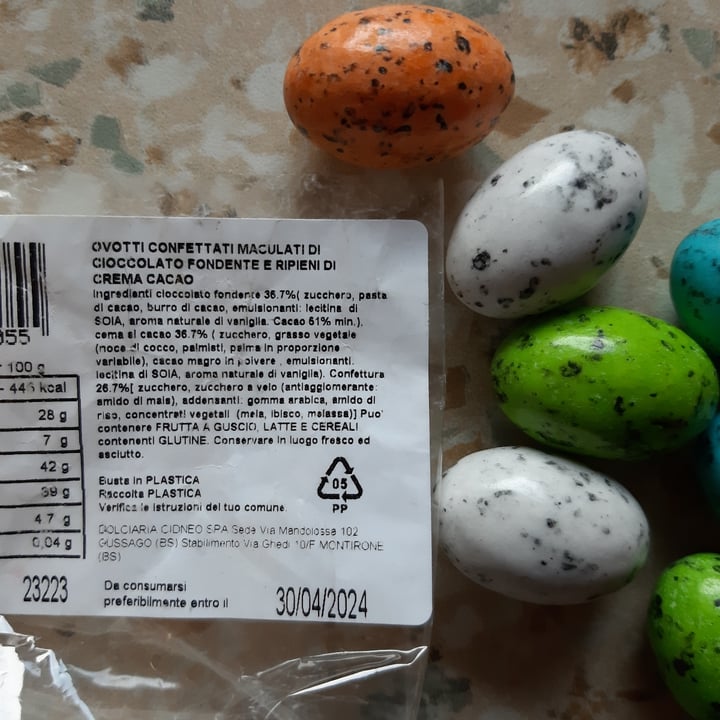 review photo of Dolciaria Cidneo Ovotti confettati maculati shared by @fagiolidisoia on 13 Apr 2022 - review