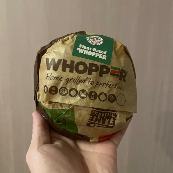 photo of Burger King Plant Based Whopper shared by @npxy on  28 Jun 2021 - review