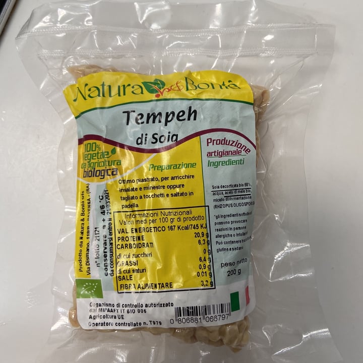 review photo of Natura & Bontà Tempeh Di Soia shared by @giuls1007 on 04 Apr 2021 - review