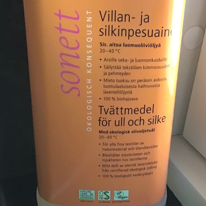photo of Sonett Olive Laundry Liquid  for Wool and Silk shared by @snobolino on  19 Jun 2021 - review