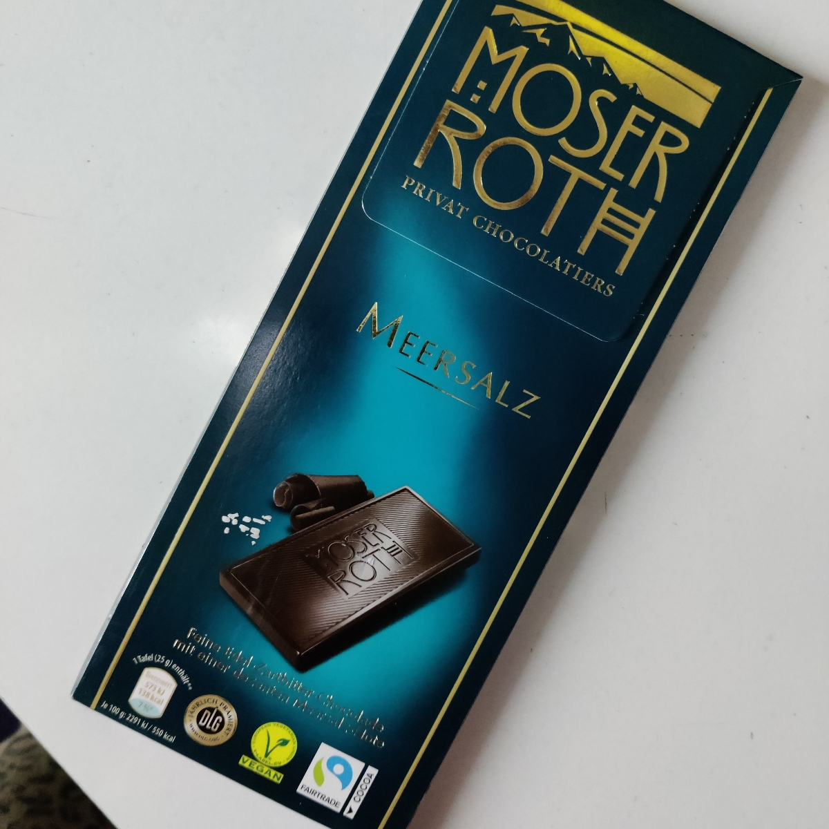 Moser Roth Finest Dark Chocolate sea salt Reviews abillion