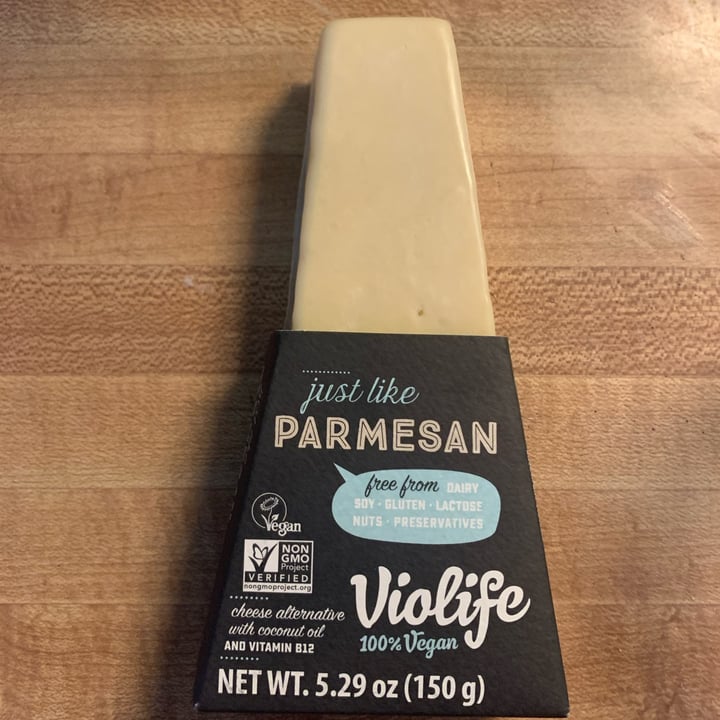 photo of Violife Just Like Parmesan Wedge shared by @nnico on  03 Oct 2021 - review