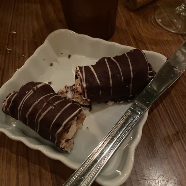 Photo of the dish “Chocolate encrusted cannoli”