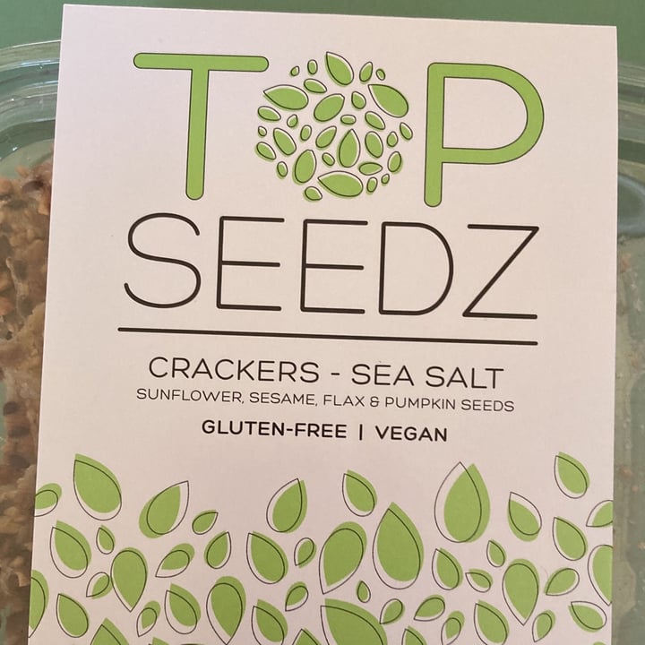 photo of Top Seedz Crackers Sea Salt shared by @chanceforall on  03 Mar 2022 - review
