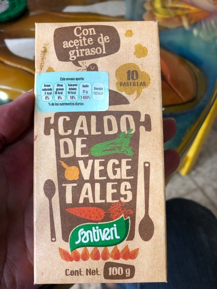 photo of Santiveri Caldo de vegetales shared by @jenaolio on  03 Feb 2020 - review