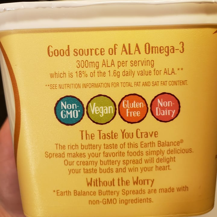 review photo of Earth Balance Organic Whipped Buttery Spread shared by @samwisesamgee on 20 Dec 2021 - review