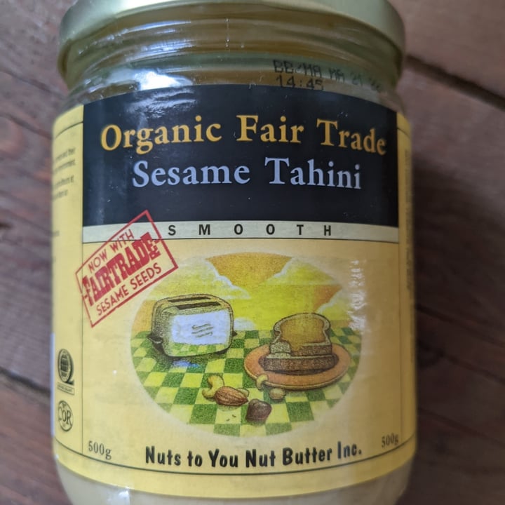 photo of Nuts to you Nut Butter Inc. Organic Fair Trade Sesame Tahini shared by @chickpea80 on  06 Feb 2022 - review
