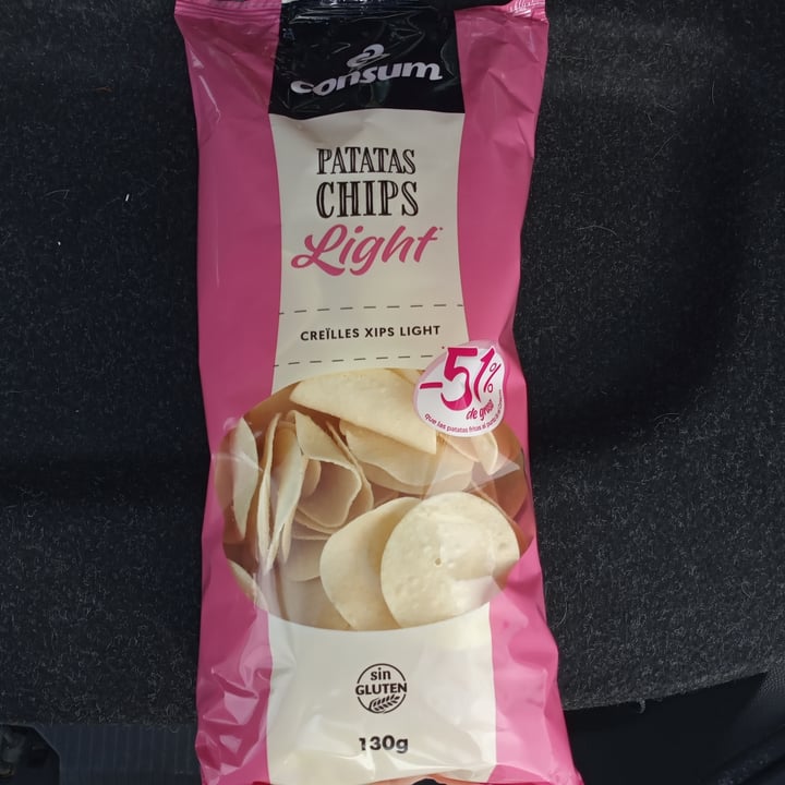 photo of Consum Patatas chips light shared by @titoherbito on  30 May 2022 - review