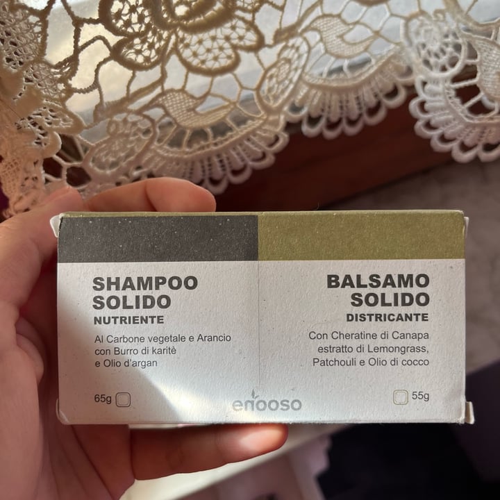 review photo of Enooso Shampo e balsamo solido shared by @ceraunavodka on 10 Aug 2022 - review