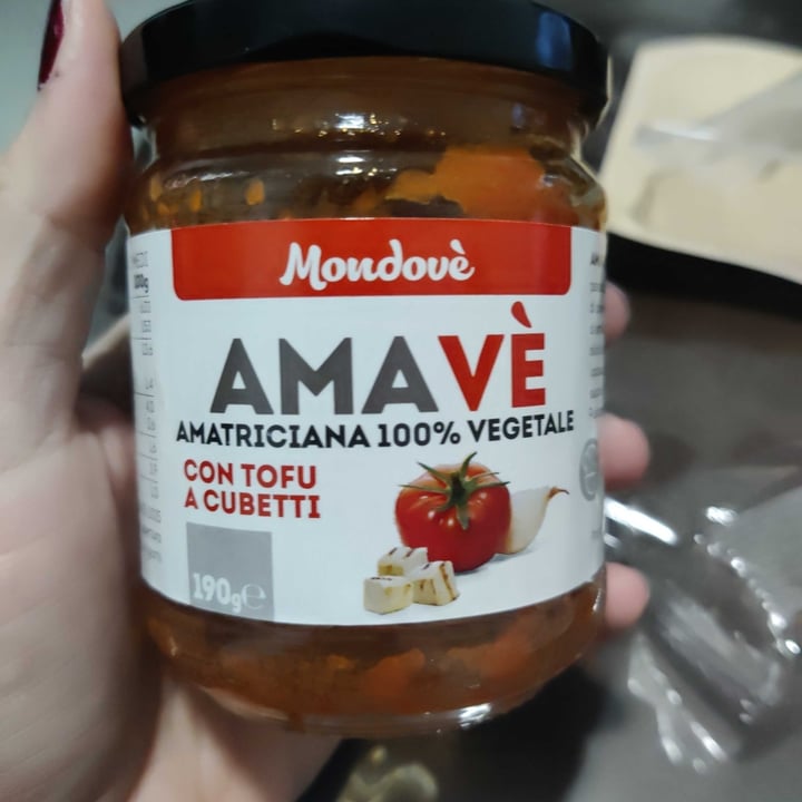 photo of Mondovè Amatriciana vegetale shared by @airafree90 on  08 Nov 2022 - review