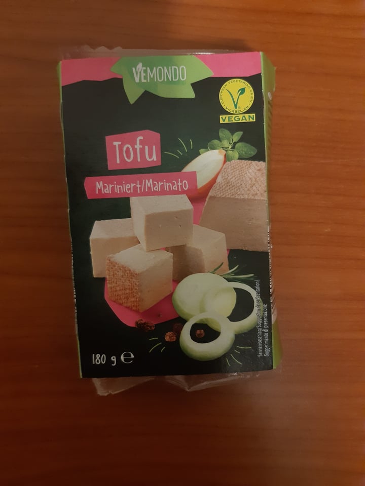 photo of Vemondo Tofu Marinato shared by @vegale12 on  25 Apr 2022 - review