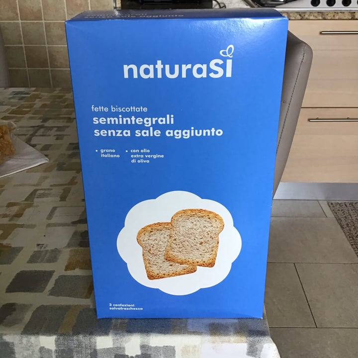 review photo of Natura Sì Fette biscottate semintegrali senza sale aggiunto shared by @mari07 on 04 Jun 2022 - review