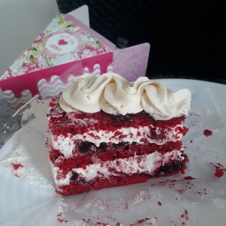 review photo of Senhorita Pepis Bolo Red Velvet Vegano shared by @gabrielaalegre on 15 Dec 2022 - review