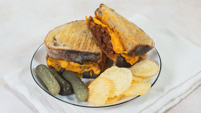 Sloppy Joes Gourmet Grilled Cheese