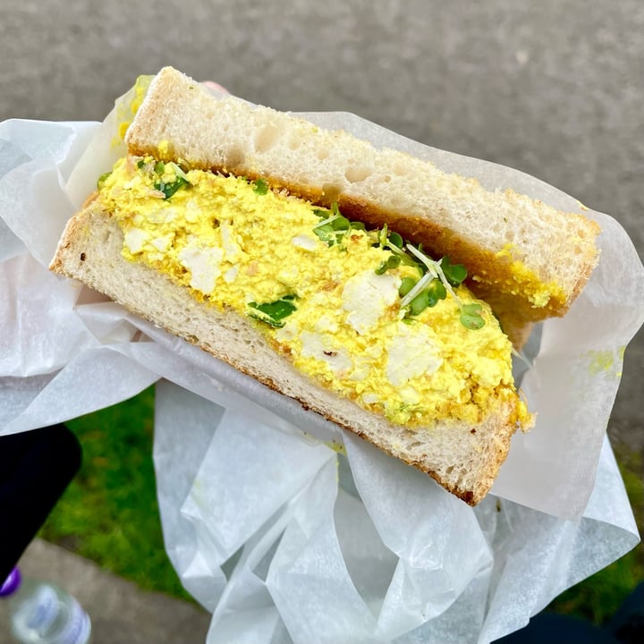 photo of Black Rabbit Nae Egg & Cress Sandwich shared by @thelondonvegan on  16 Apr 2022 - review